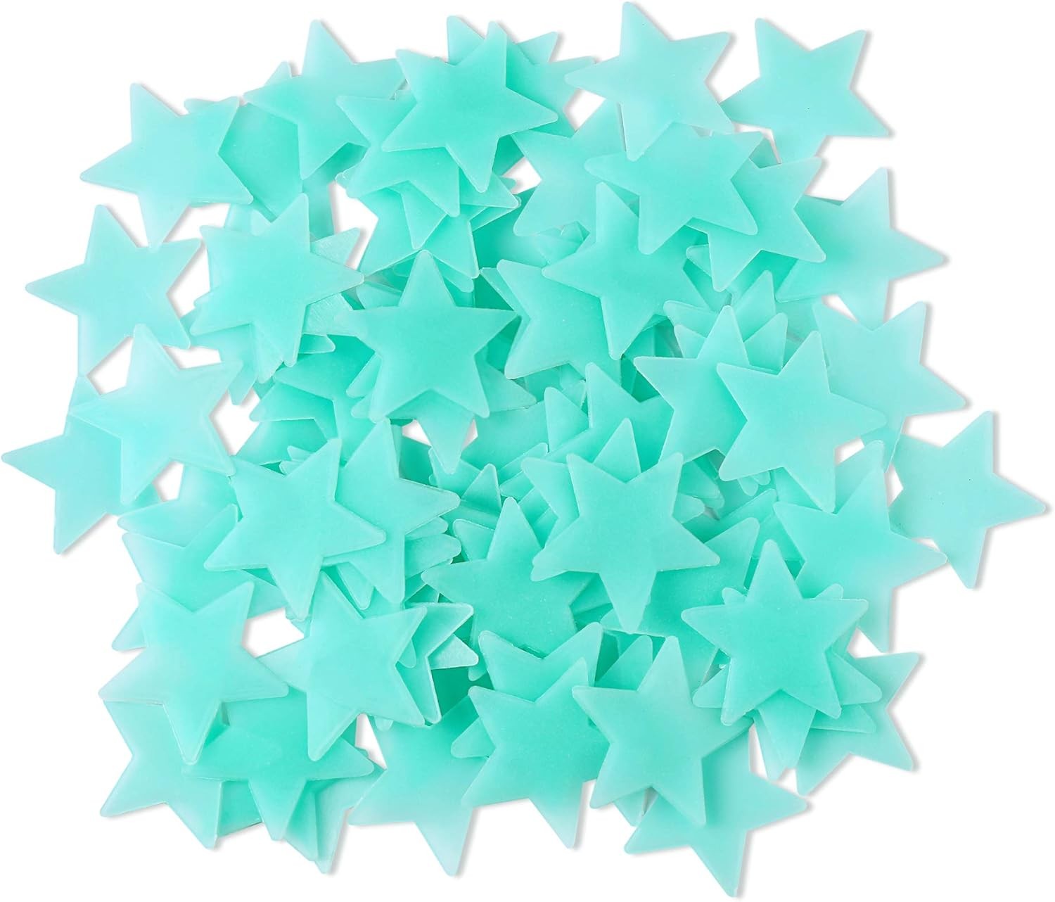 10pc Random Glow in Dark Luminous Stars Fluorescent Noctilucent Wall Sticker