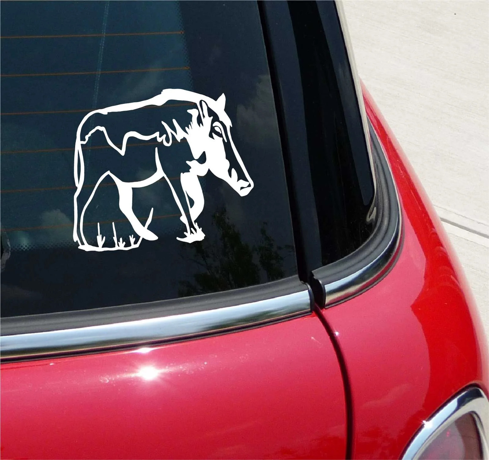 WARTHOG WART HOG WARTHOGS PIG GRAPHIC DECAL STICKER ART CAR WALL DECOR