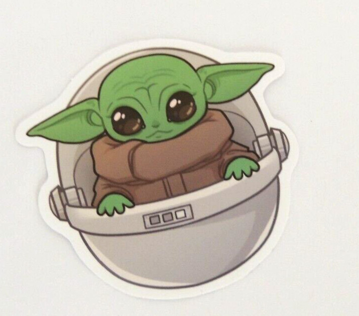 Baby Yoda Sticker Lot Grogu Mandalorian Star Wars Cute!