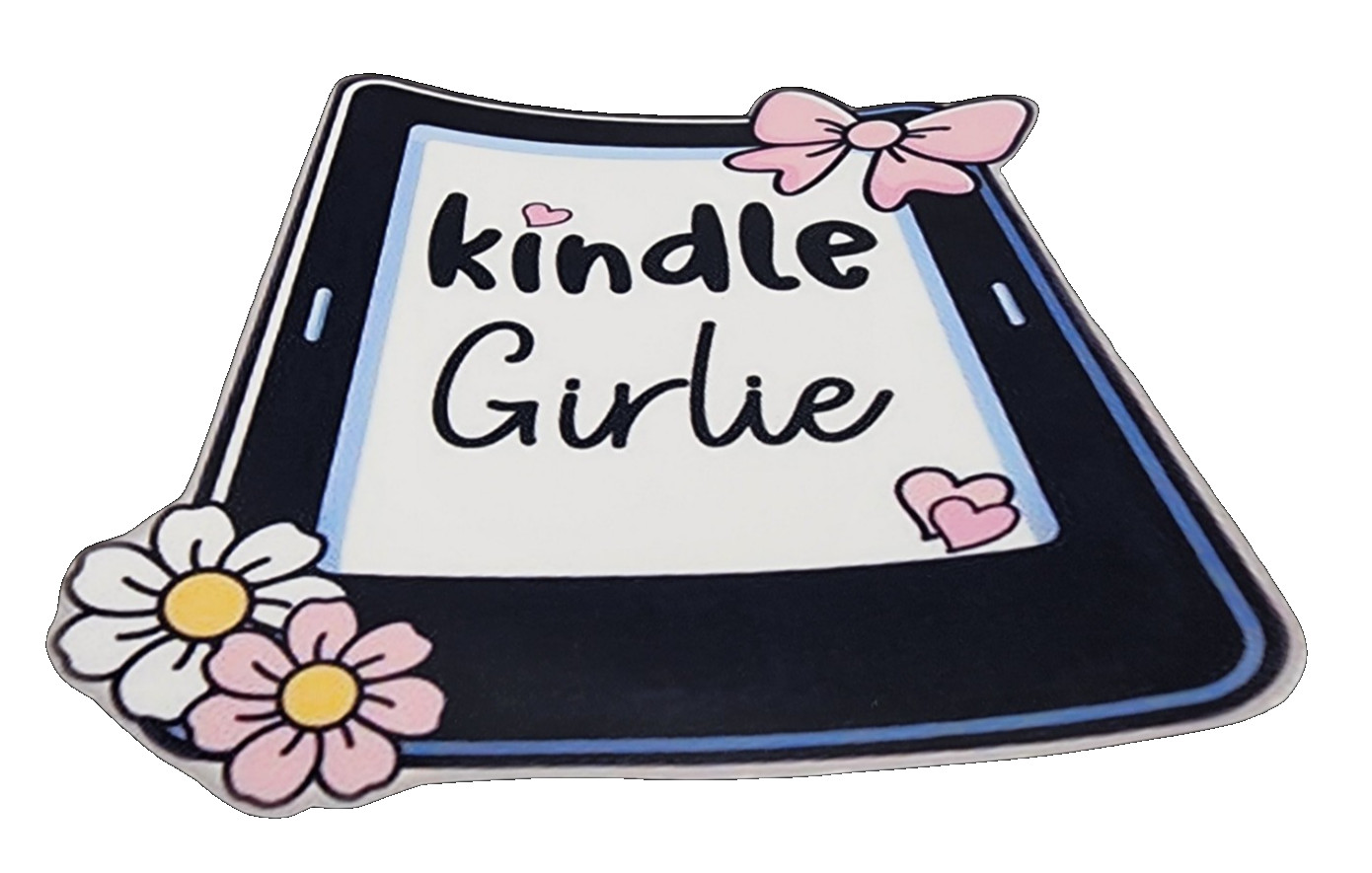 Kindle Girlie Waterproof Car Decal Wall Poster Vinyl Cute Aesthetic Reading