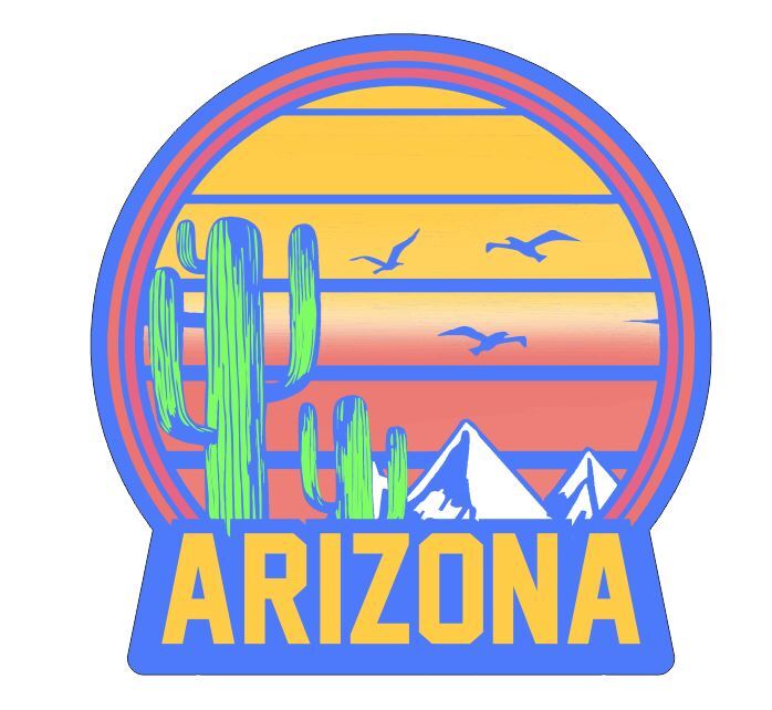 Arizona Sticker Decal A751