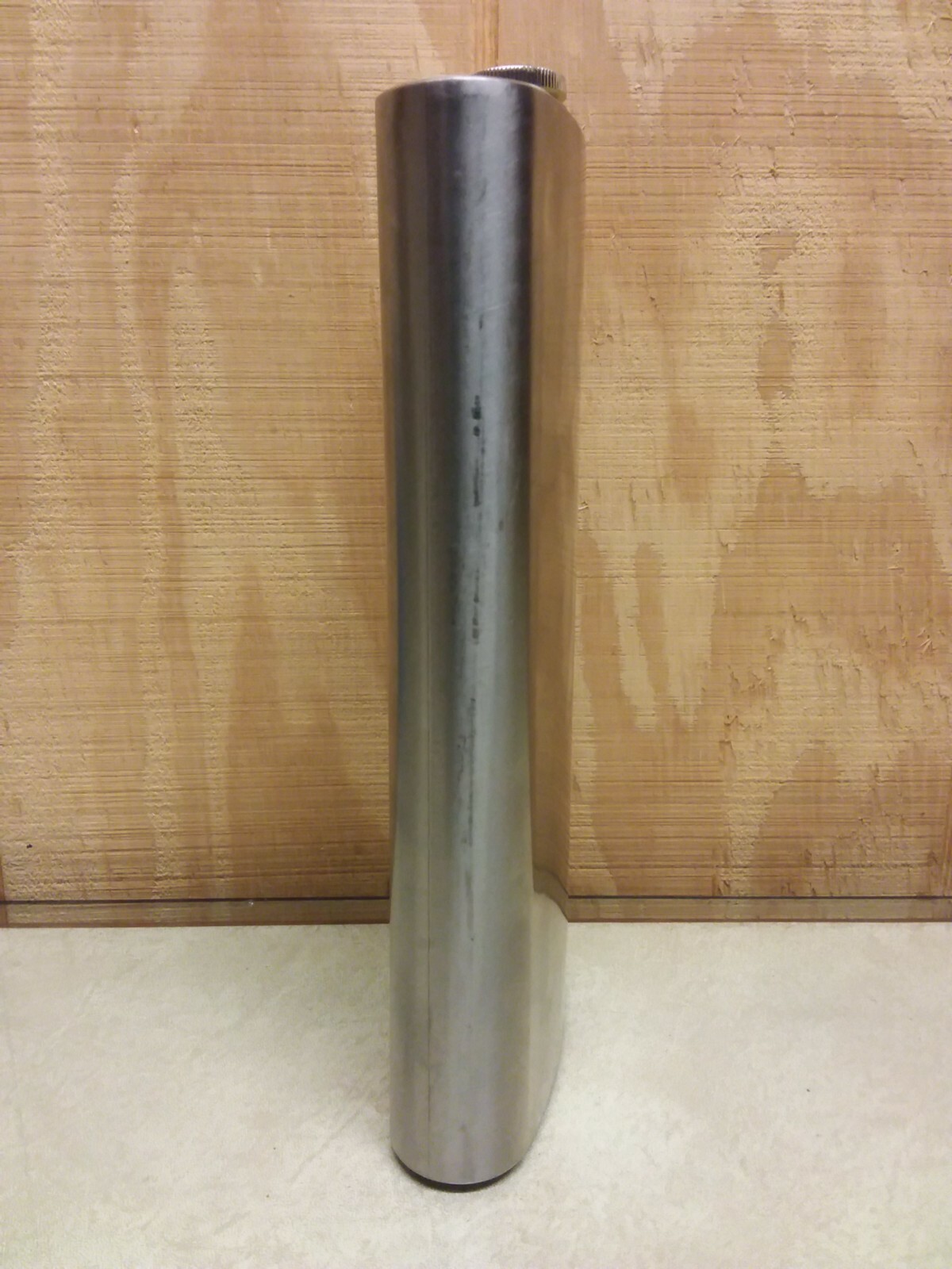 Gan 304 10-3/4"× 6-3/4"×1-5/8" Jumbo 64oz Stainless Steel Travel Canteen Flask