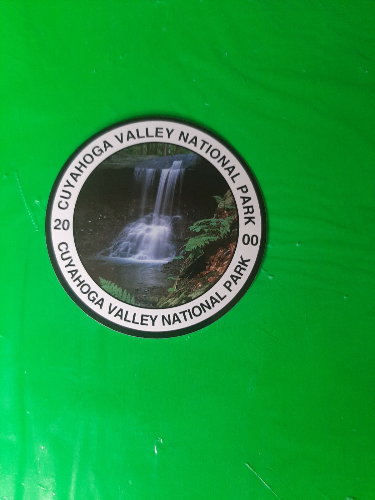 STICKER OF CUYAHOGA VALLEY NATIONAL PARK 2000 BRAND NEW vintage collectable