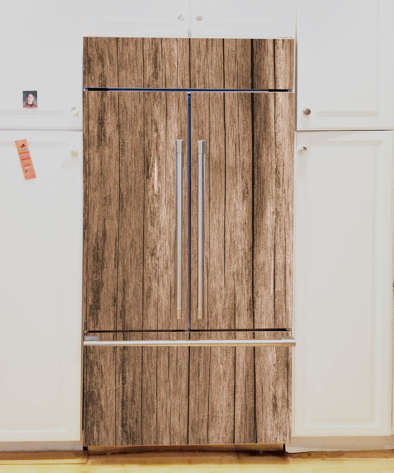 Premium Fridge Wrap Vinyl Decal Water Resistant