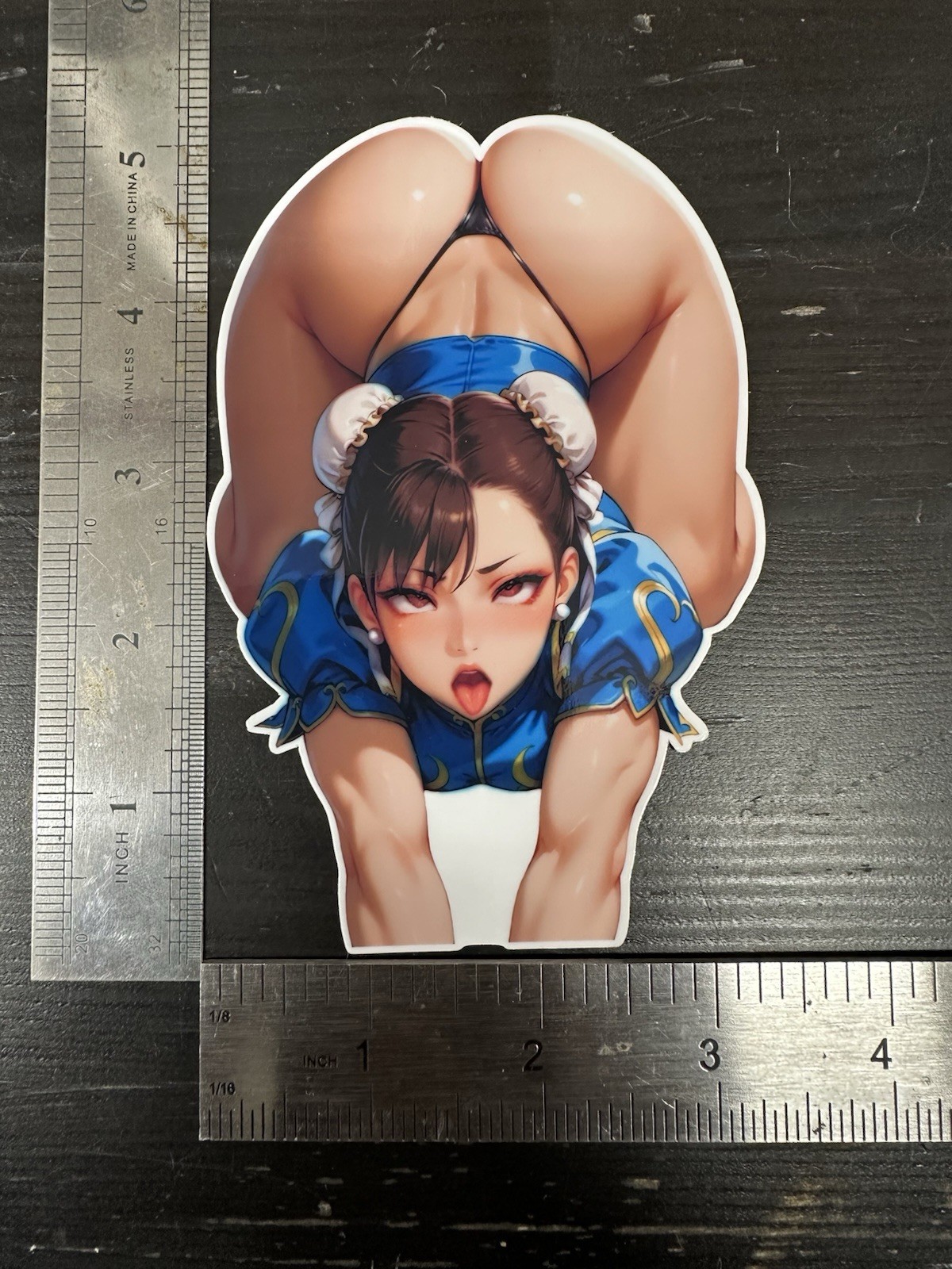 Capcom Street Fighter Chin-li Lewd 9 Vinyl Sticker Pack