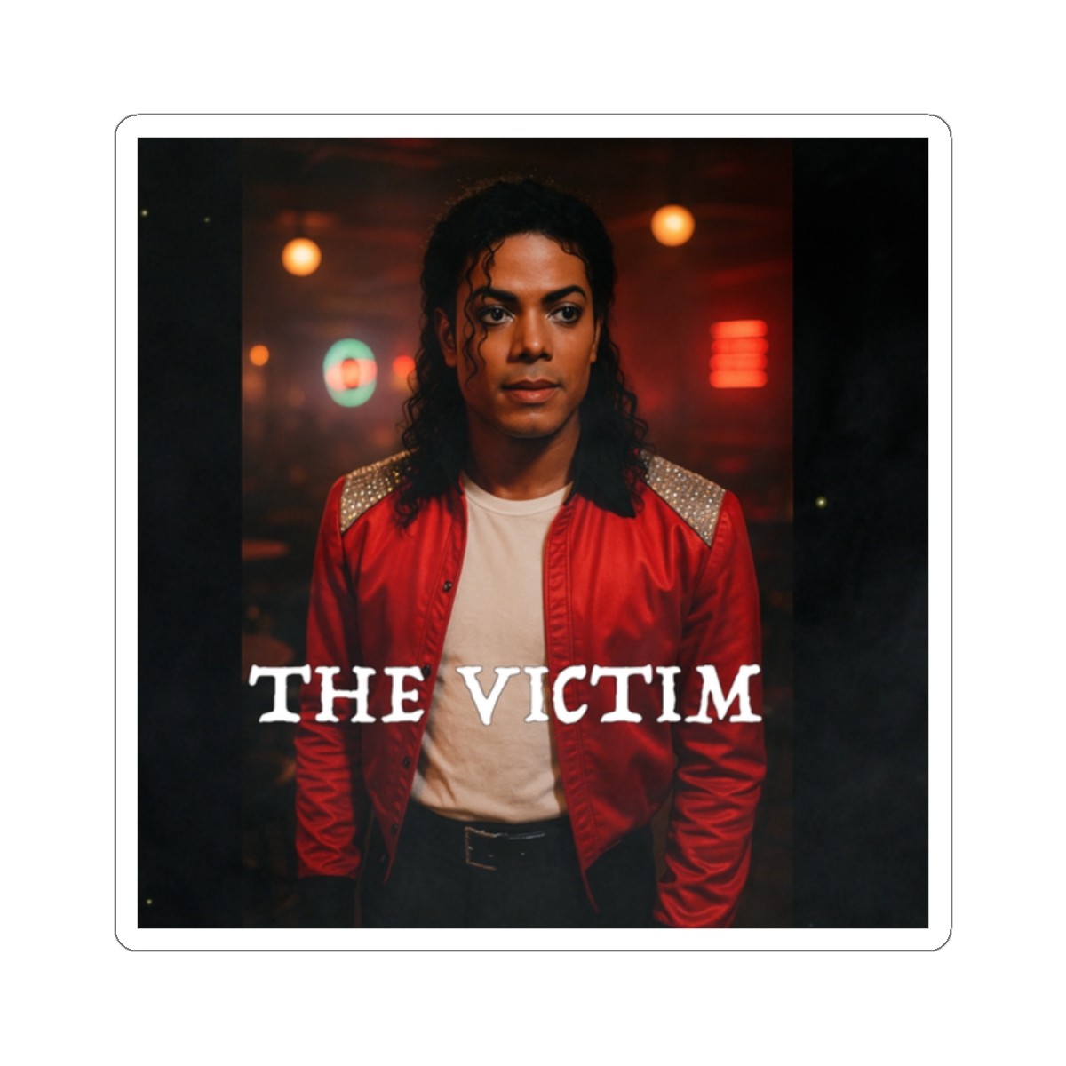 True Crime Survivor The Victim Kiss-Cut Stickers