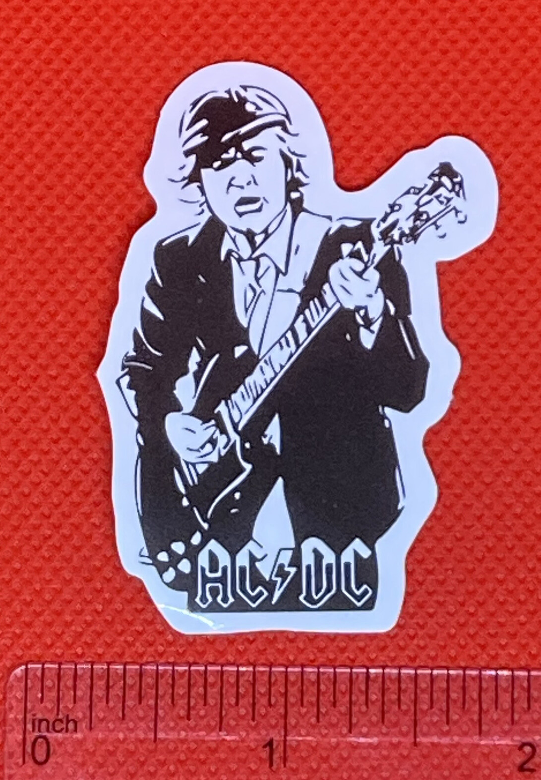 AC/DC Decal Sticker Black White Band Music Fast Free US Shipping! 🇺🇸