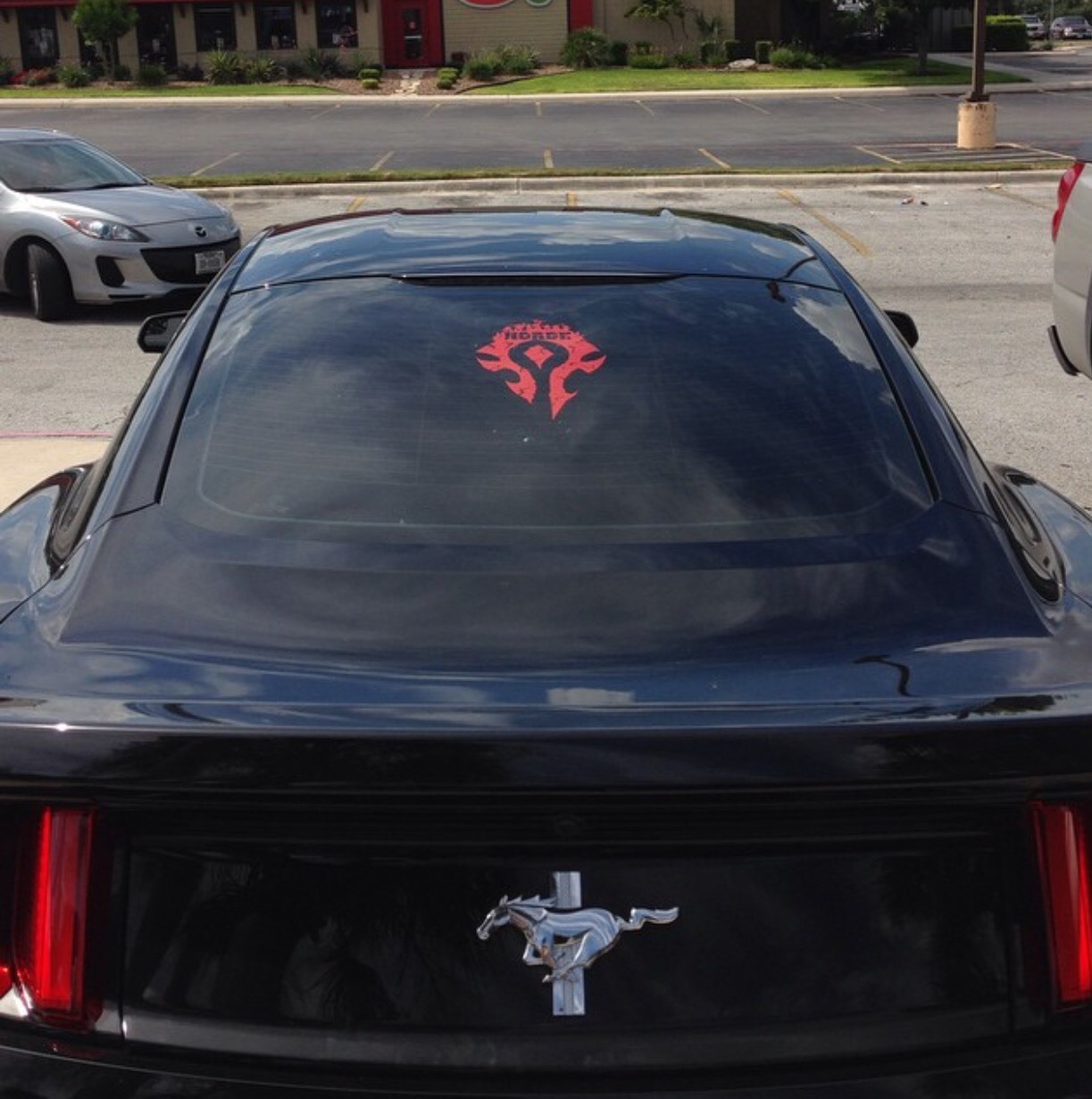 Horde Logo Decal Sticker 8.5" X 5" (Horde Army, For The Horde)
