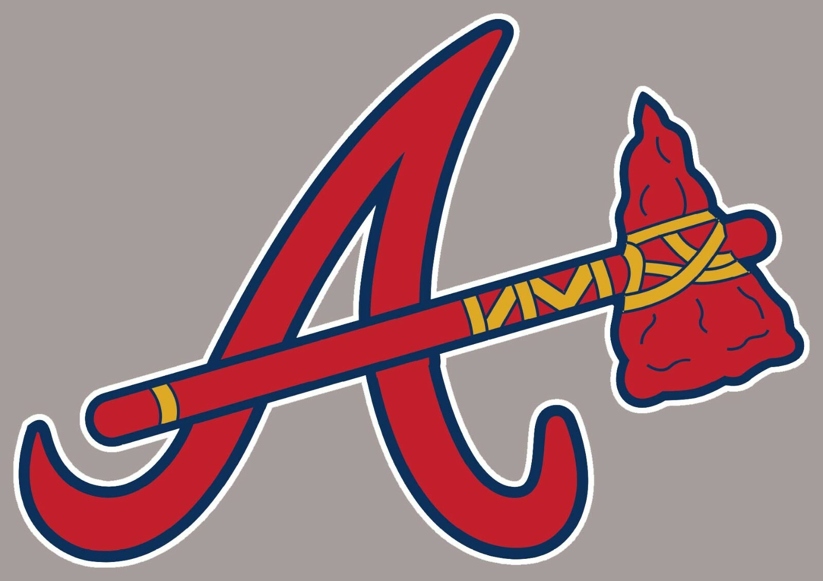 Wall Decal Atlanta Braves Logo – MLB Decor Vinyl Art Mural Sport Sticker