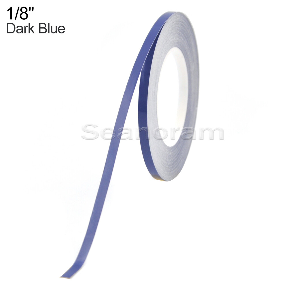 1/8" 3mm Dark Blue DIY Home Shop Pinstriping Pin Stripe Decal Vinyl Tape Sticker