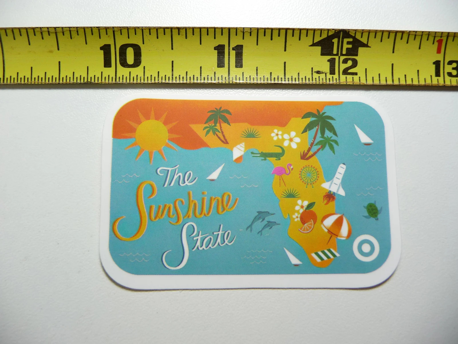 FLORIDA STATE TOURIST SITES TOURISM SMALL STICKER DECAL TOURISM TOURIST STATE