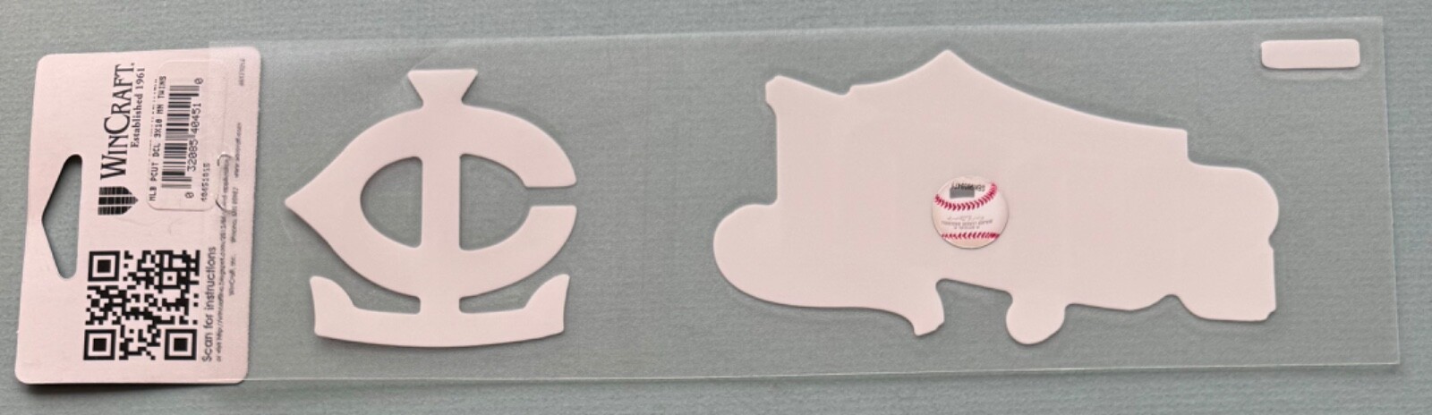 Wincraft MLB Minnesota Twins WCR40451015 Perfect Cut Decals 3" x 10"