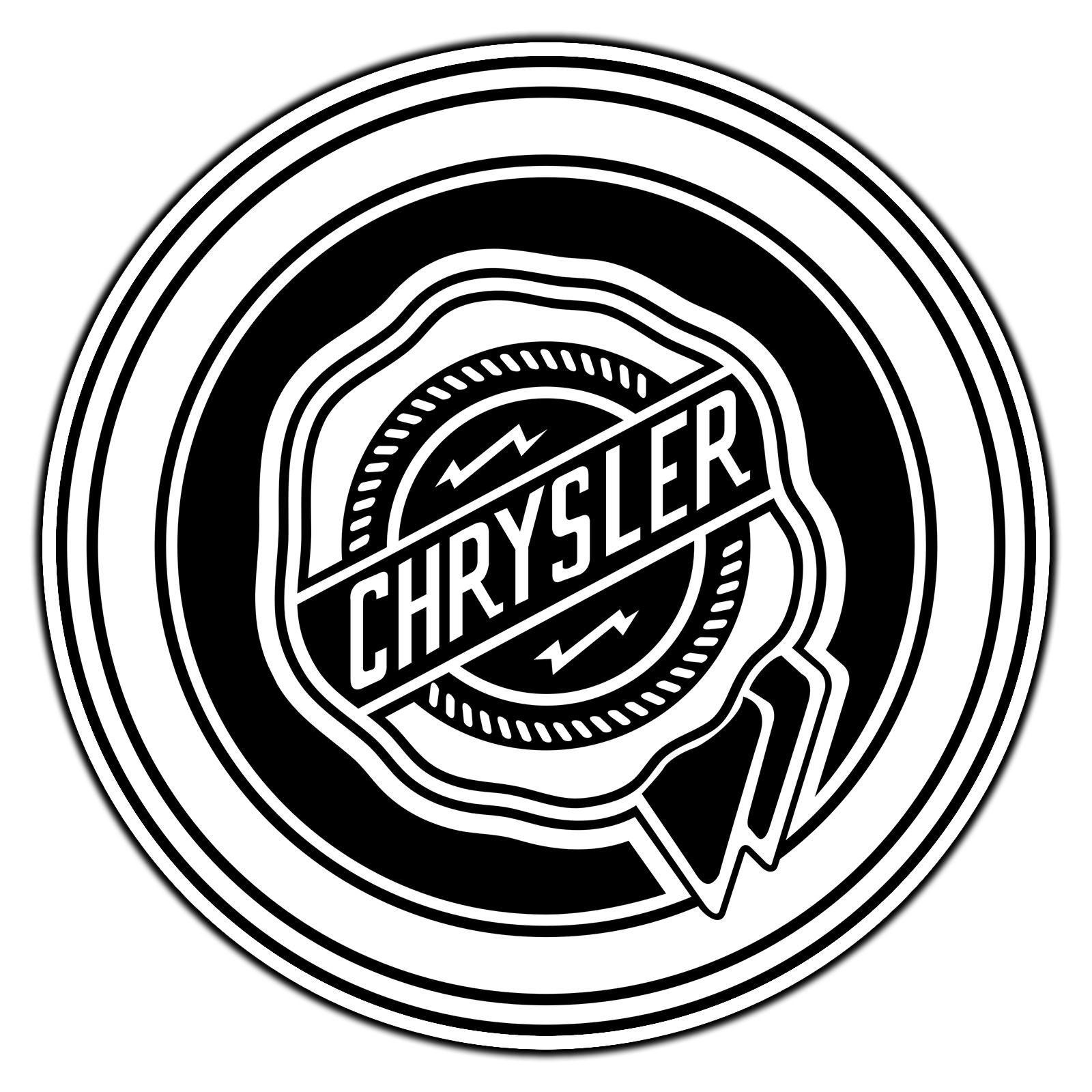 Chrysler Logo #1 Sticker Waterproof Vinyl Decal Die-Cut Car Garage