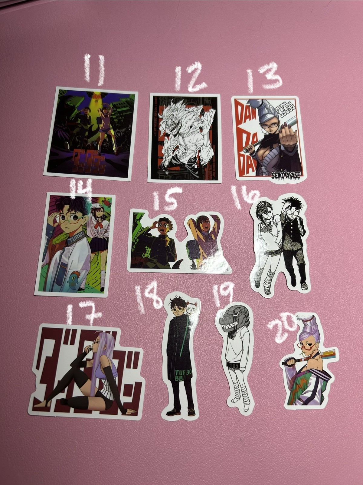 Dan Da Dan , Jojo And More Anime Stickers