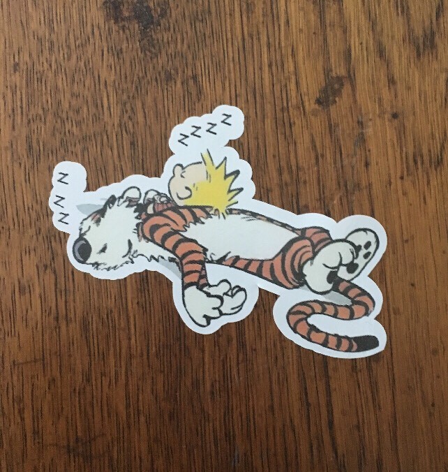 Calvin And Hobbes Sticker