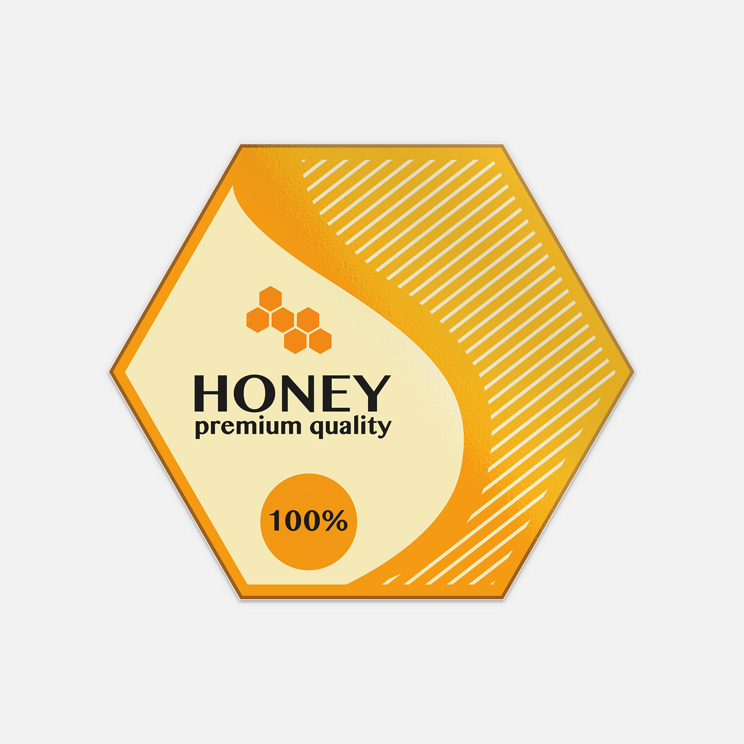 Honey Premium Quality 100 Percent Vinyl Sticker Decal