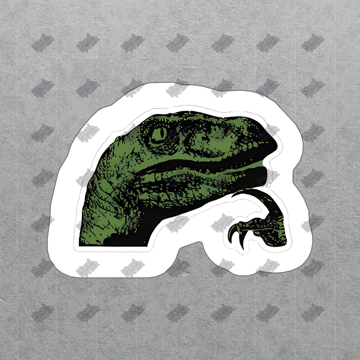 Unique Dinosaur Vinyl Sticker Decal Perfect for Laptops, Water #189941