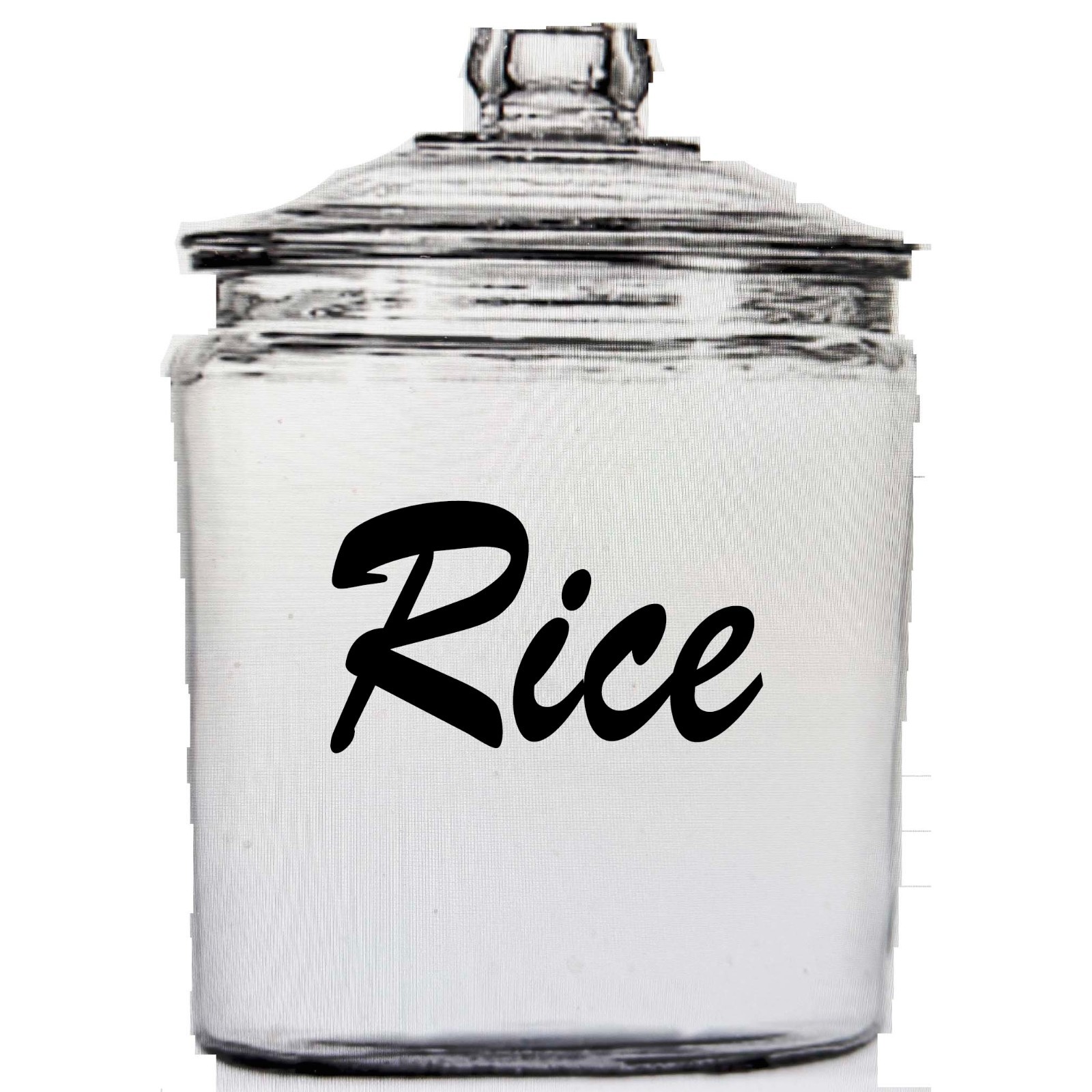 Oatmeal label canister jars storage custom Pantry kitchen organization vinyl