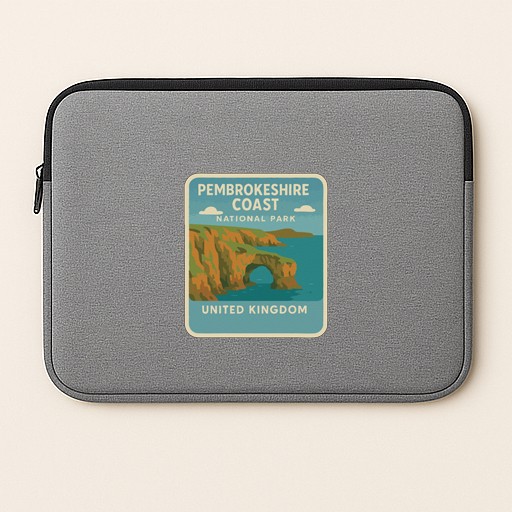 Pembrokeshire Coast United Kingdom Iron On Heat Transfer Vinyl HTV National Park