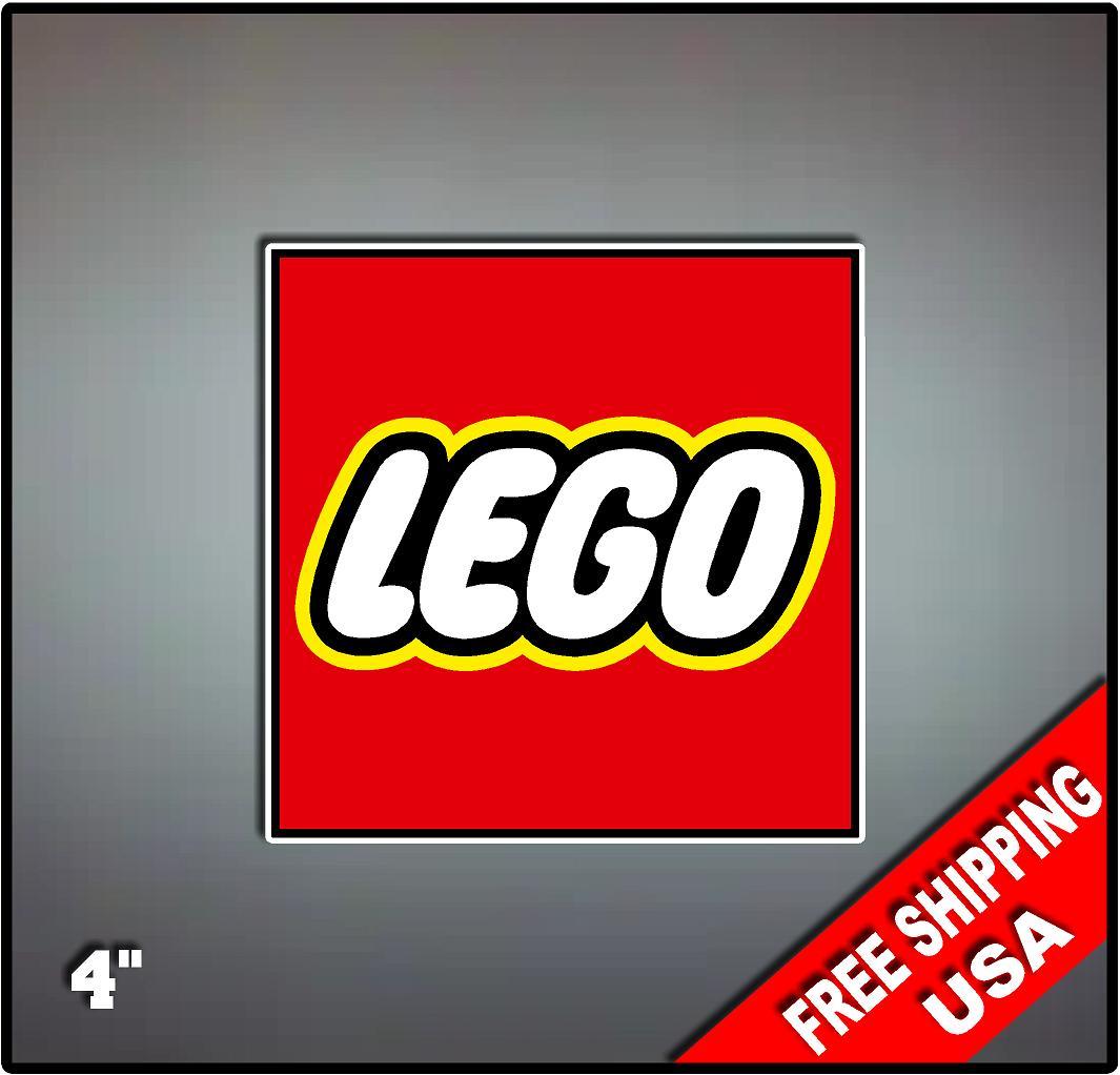 4" LEGO Stickers Decal Art Vinyl Wall Sticker Kids Puzzle Blocks
