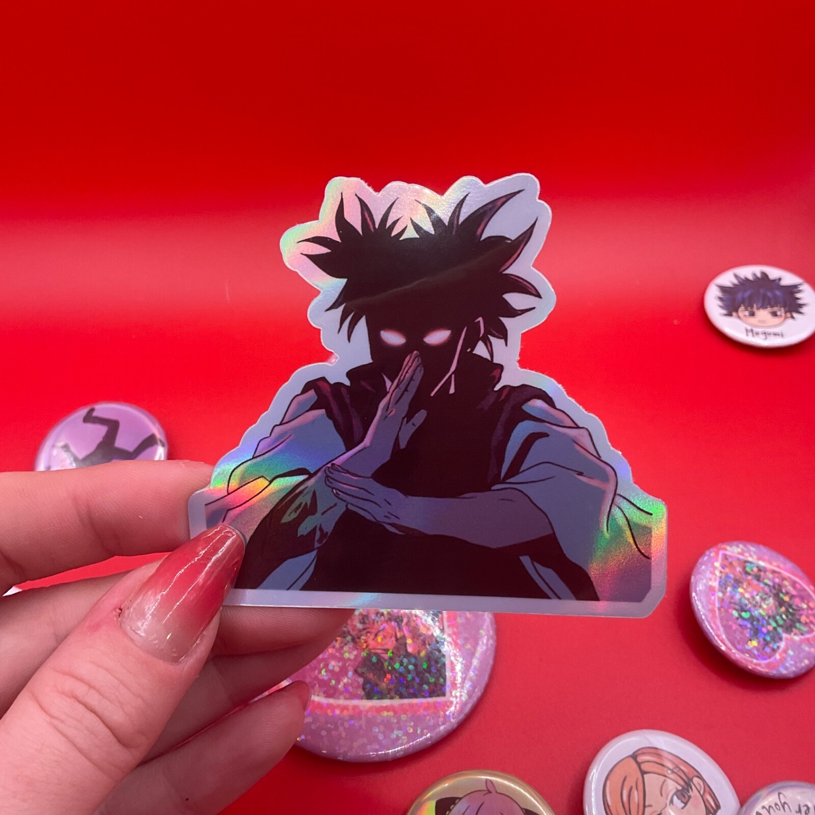 Choso Jujutsu Kaisen Holographic Waterproof Sticker 3 x 2