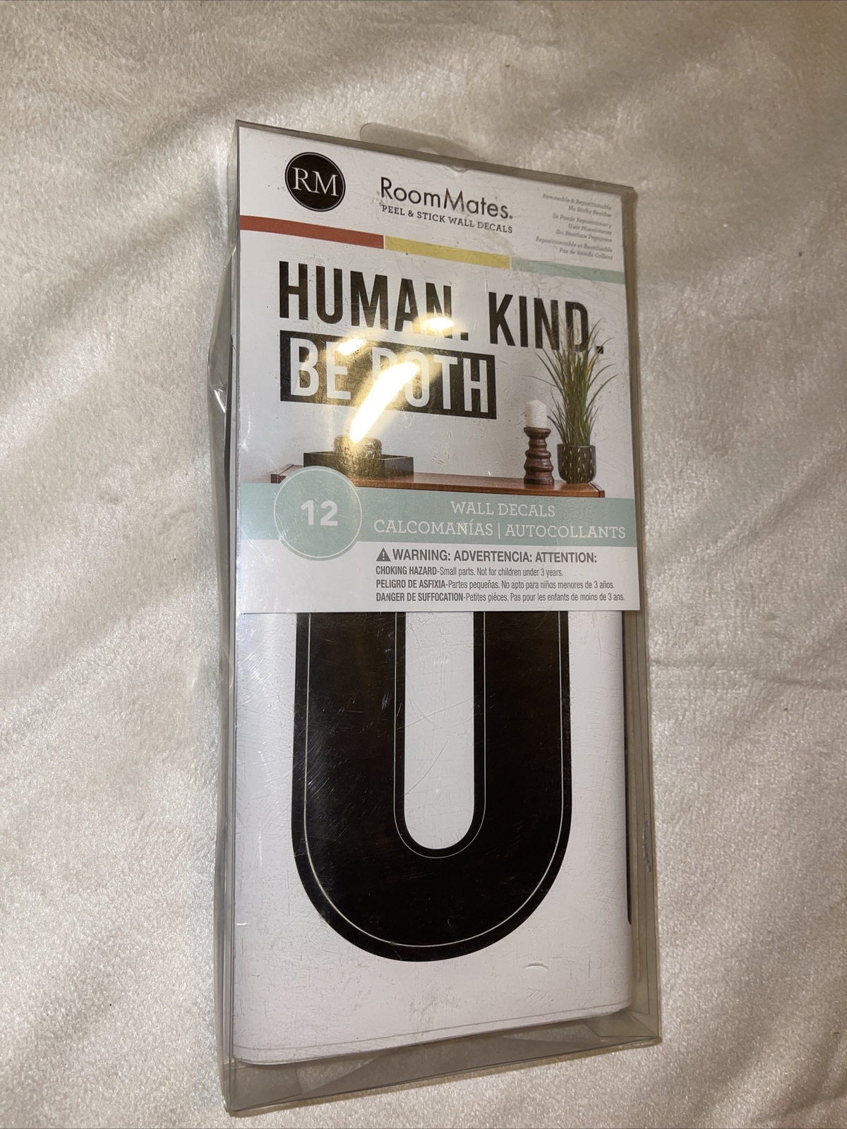 HUMAN KIND BE BOTH Wall Decals Easy Remove Reusable Stickers Room Decor