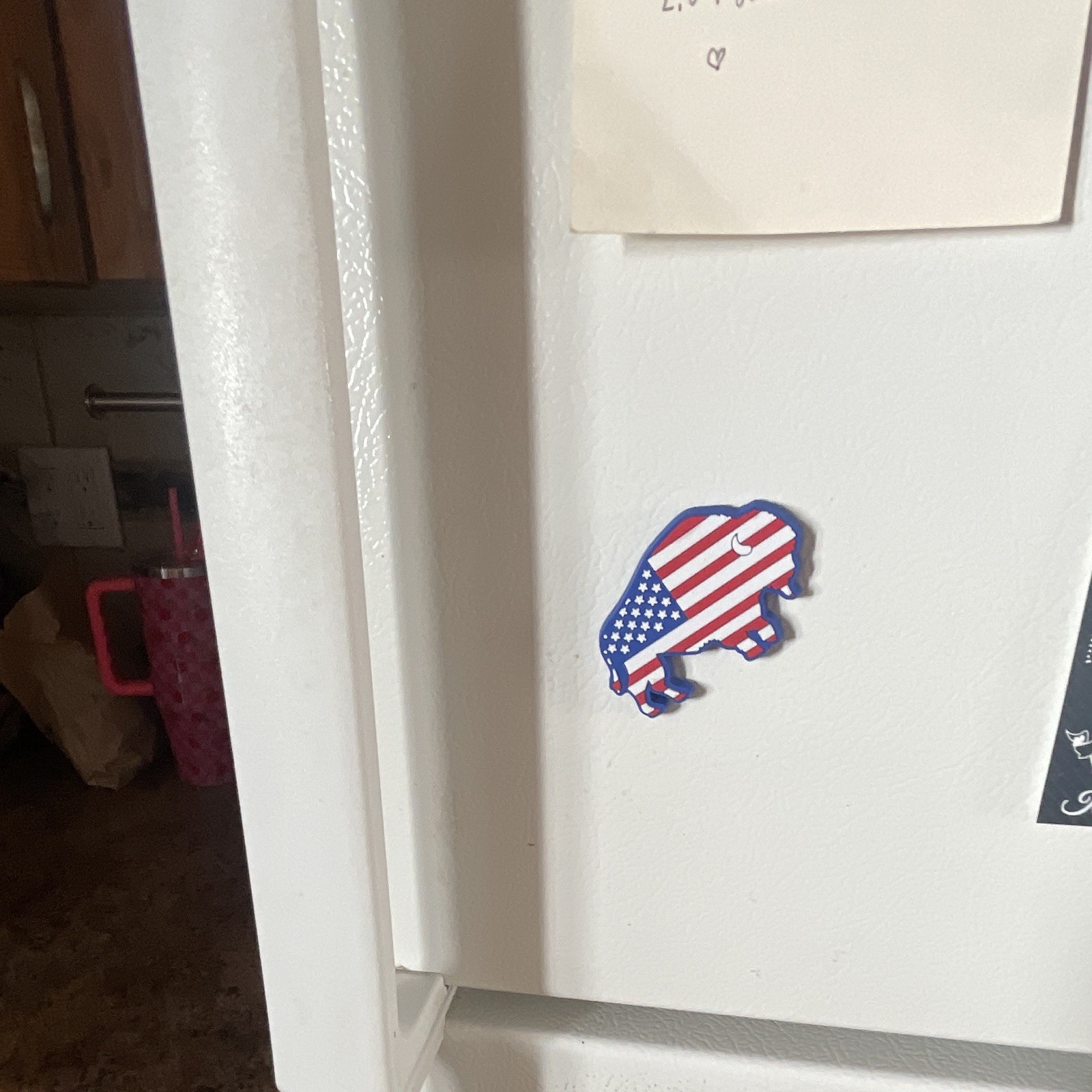 Buffalo Stars & Stripes America Flag Decal and Magnet