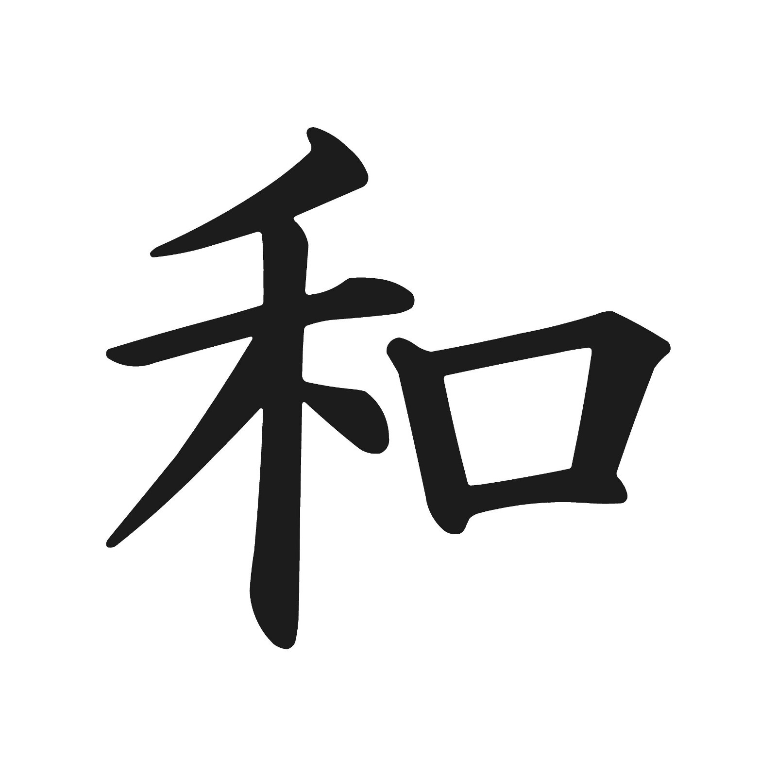 Japanese Peace Sign Vinyl Decal Peace symbol Sticker