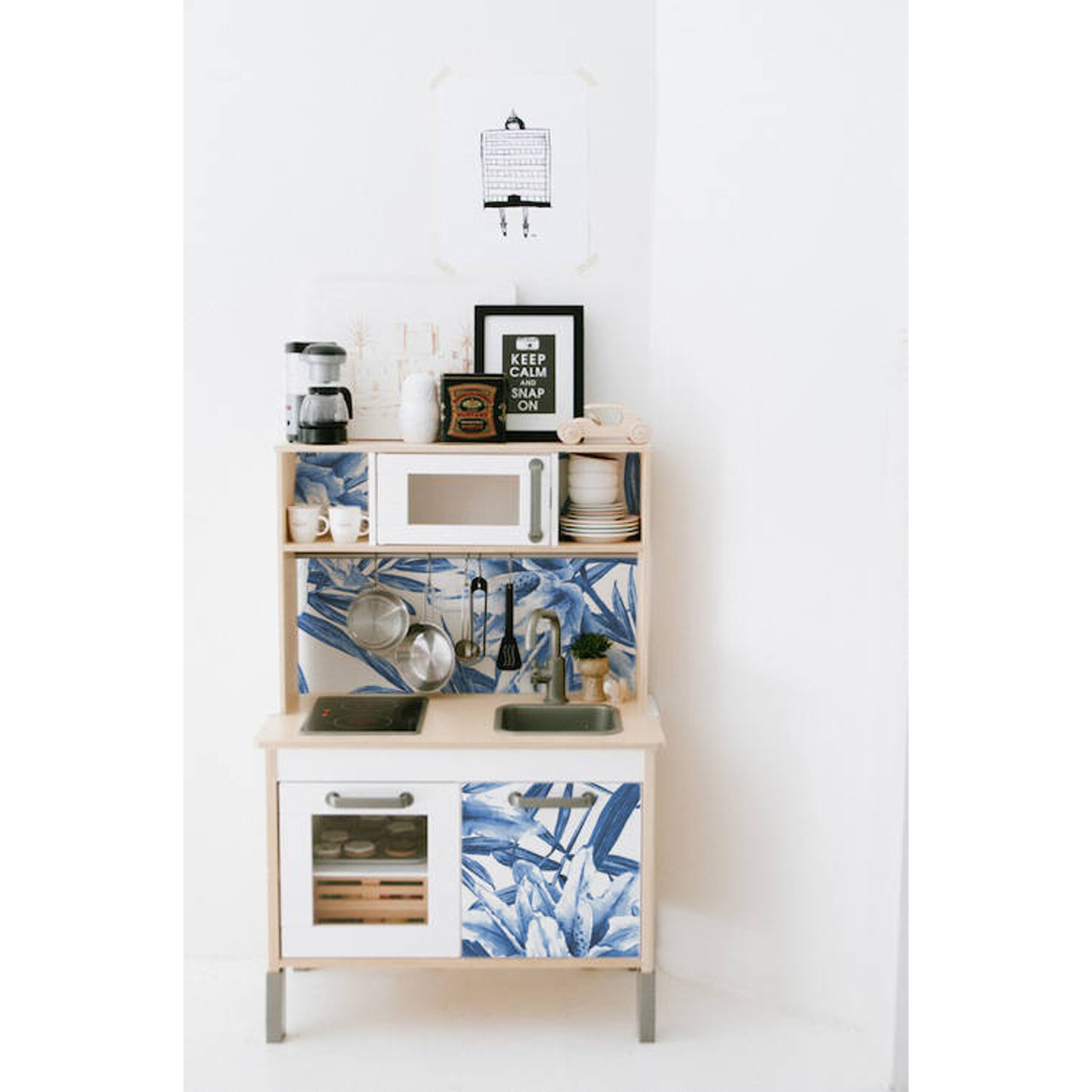 IKEA DUKTIG removable Decal self-adhesive sticker furniture cold tropical nature