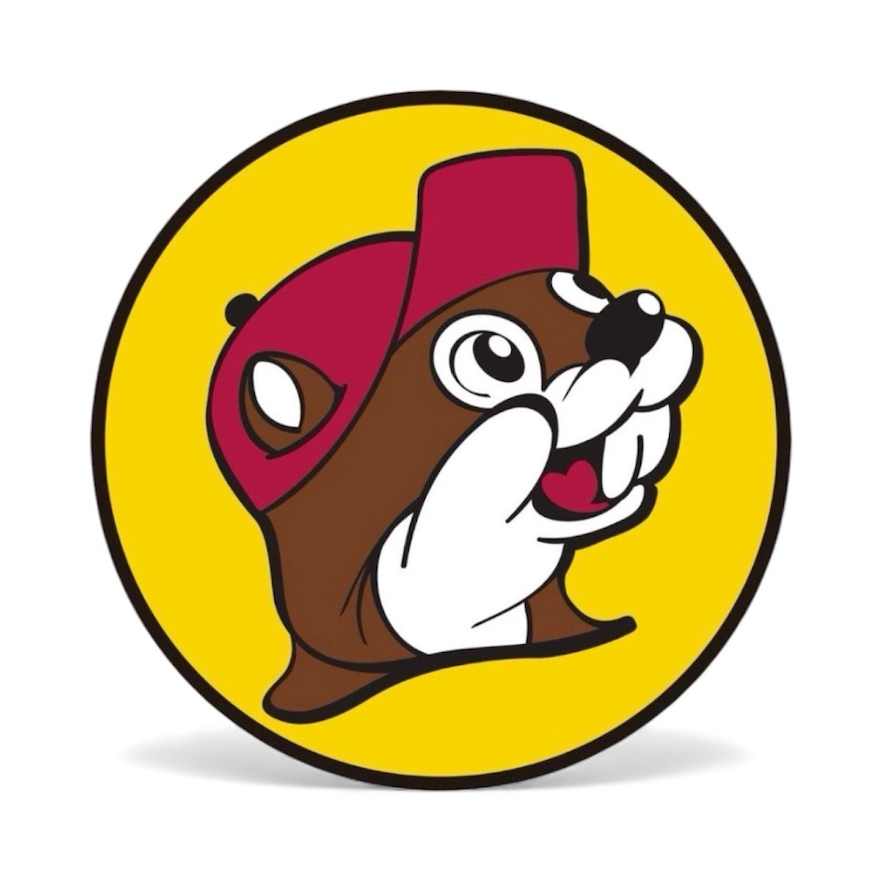 2 PACK – Buc-ees Beaver Logo 4” Inch DIECUT Waterproof Vinyl Decal Sticker Set