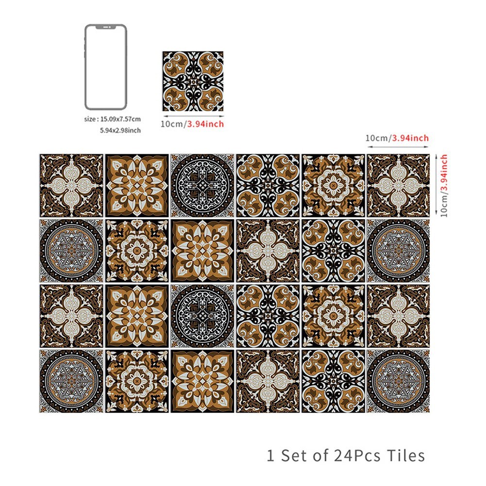 Oil Proof and Scratch Resistant for TILE Stickers for Kitchen and Bathroom Walls