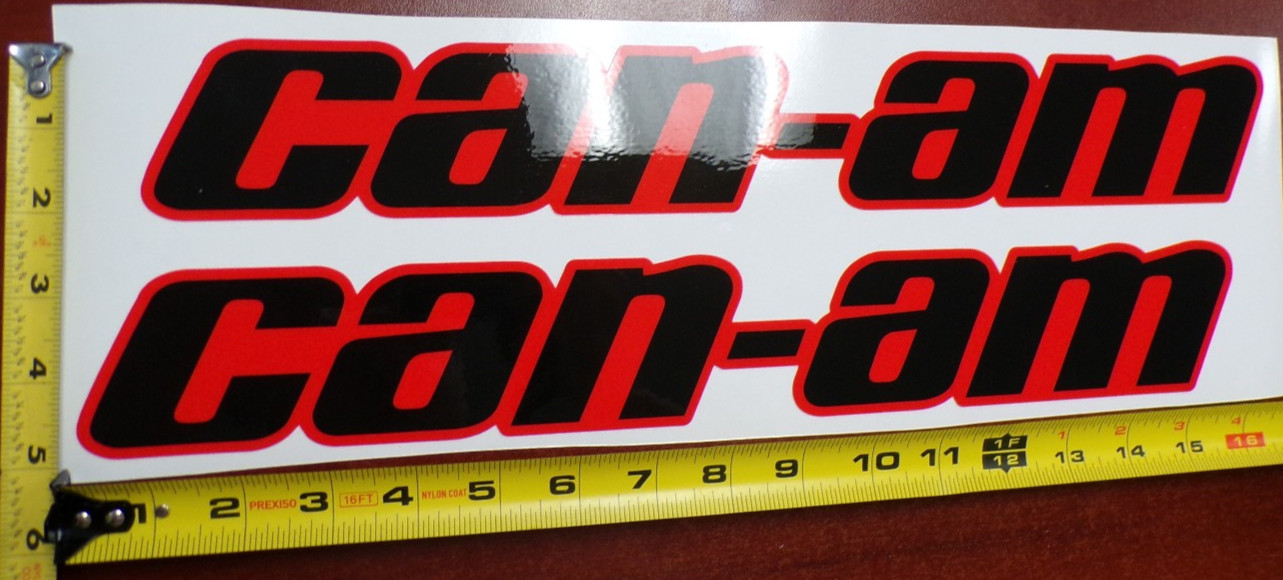 CAN-AM MAVERICK X3 R GRAPHIC DECAL STICKER USA MADE RED BLACK SOLID THICK