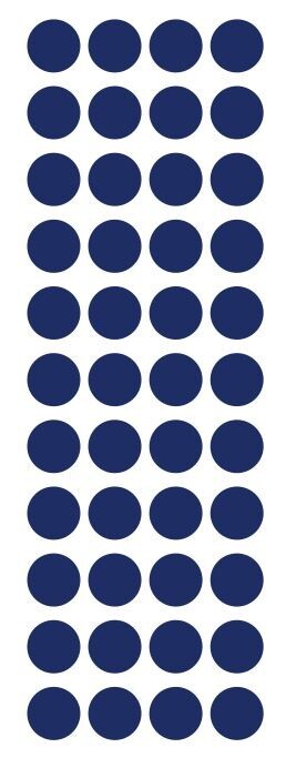 3/4" Dark Blue Round Label Dots Stickers Color Coding Inventory 3/4 Inch Dot
