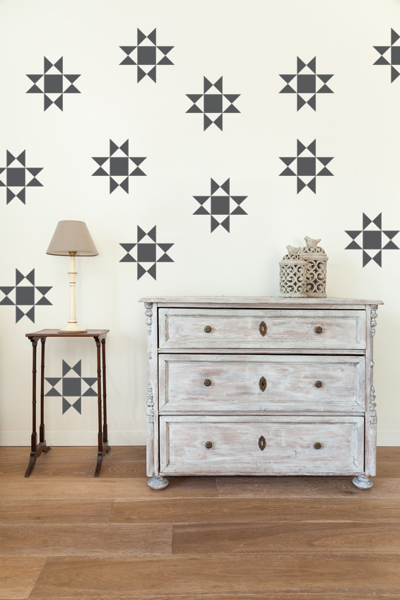 Quilt Wall Art, Country Home Decor, House Warming Gifts, Nursery Wall Decals
