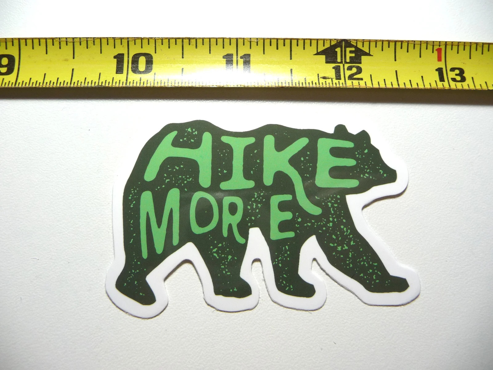 HIKE MORE BEAR SMALL STICKER DECAL CAMPING OUTDOORS HIKE HIKING NATURE ADVENTURE