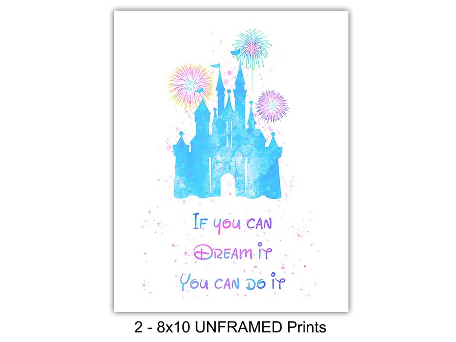 Inspirational Quotes Wall Decor Set – Castle World Motivational Wall Art Room…