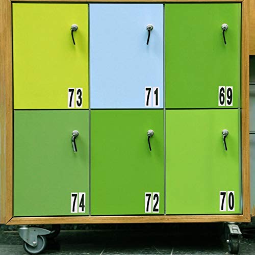 Elegant 240pcs Minimalist Mailbox Number Decals – Easy Application 3 Inch Size