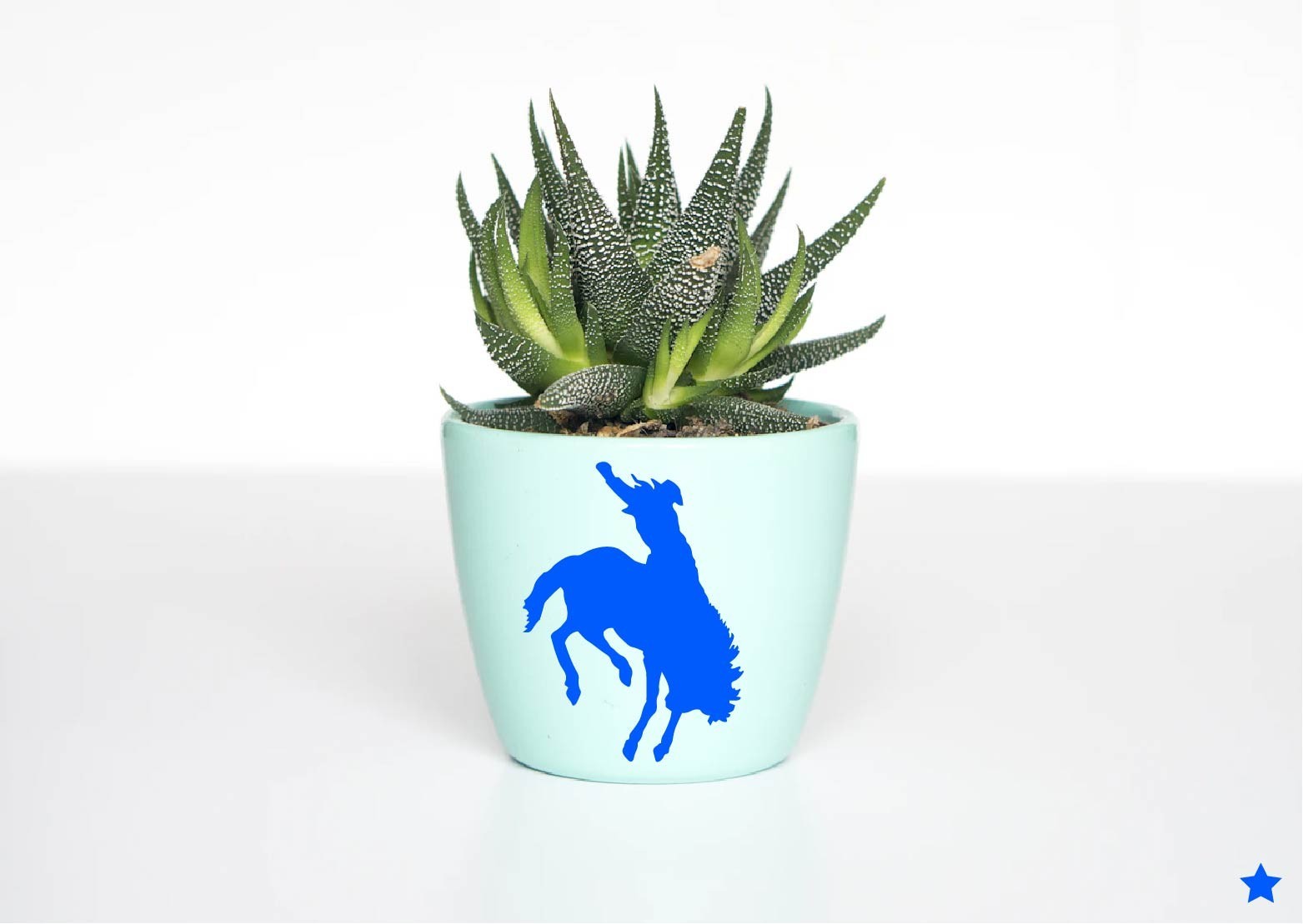 Rodeo Decal Horse Cowboy Bucking Bronco Riding Sticker Western Life Ranch Farm