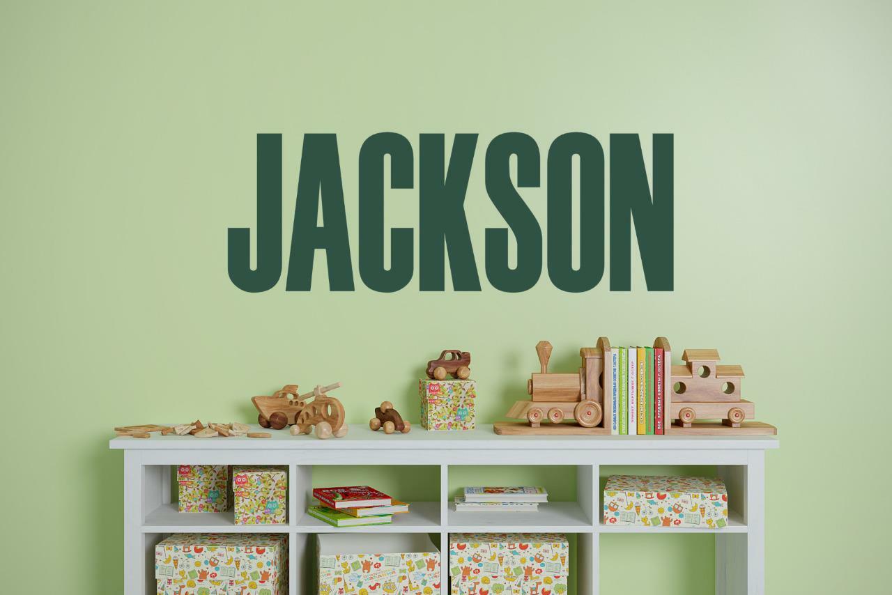 Personalized Child's Name Wall Decal Vinyl Teen Nursery Room Boy Girl Name Decal