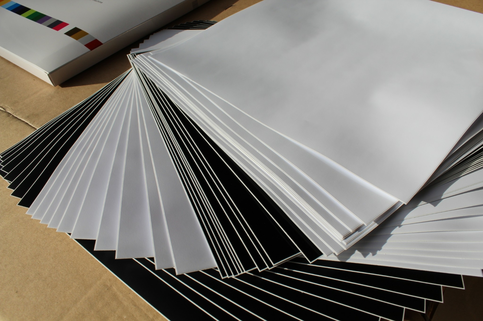 SNC Tuning Adhesive Black White 12"x12" 40pk Mixed Vinyl Sticker Sheet