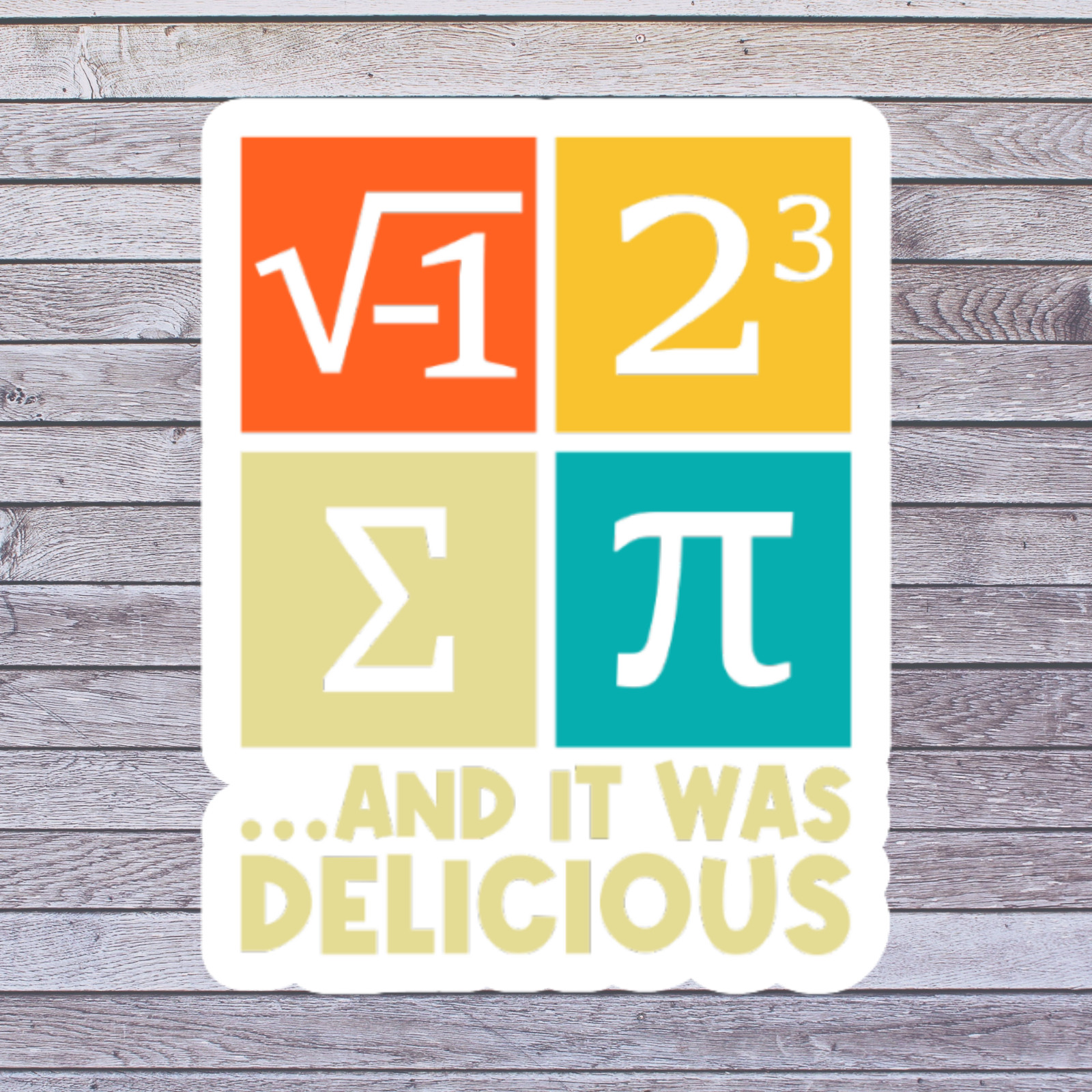 Math sticker vinyl decal funny math symbols nerd teacher humor