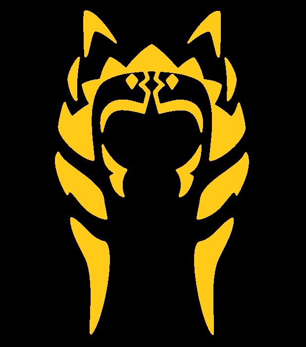 AHSOKA TANO, PADAWAN, JEDI, STAR WARS, Decal Stickers for Cars, Windows, Laptops