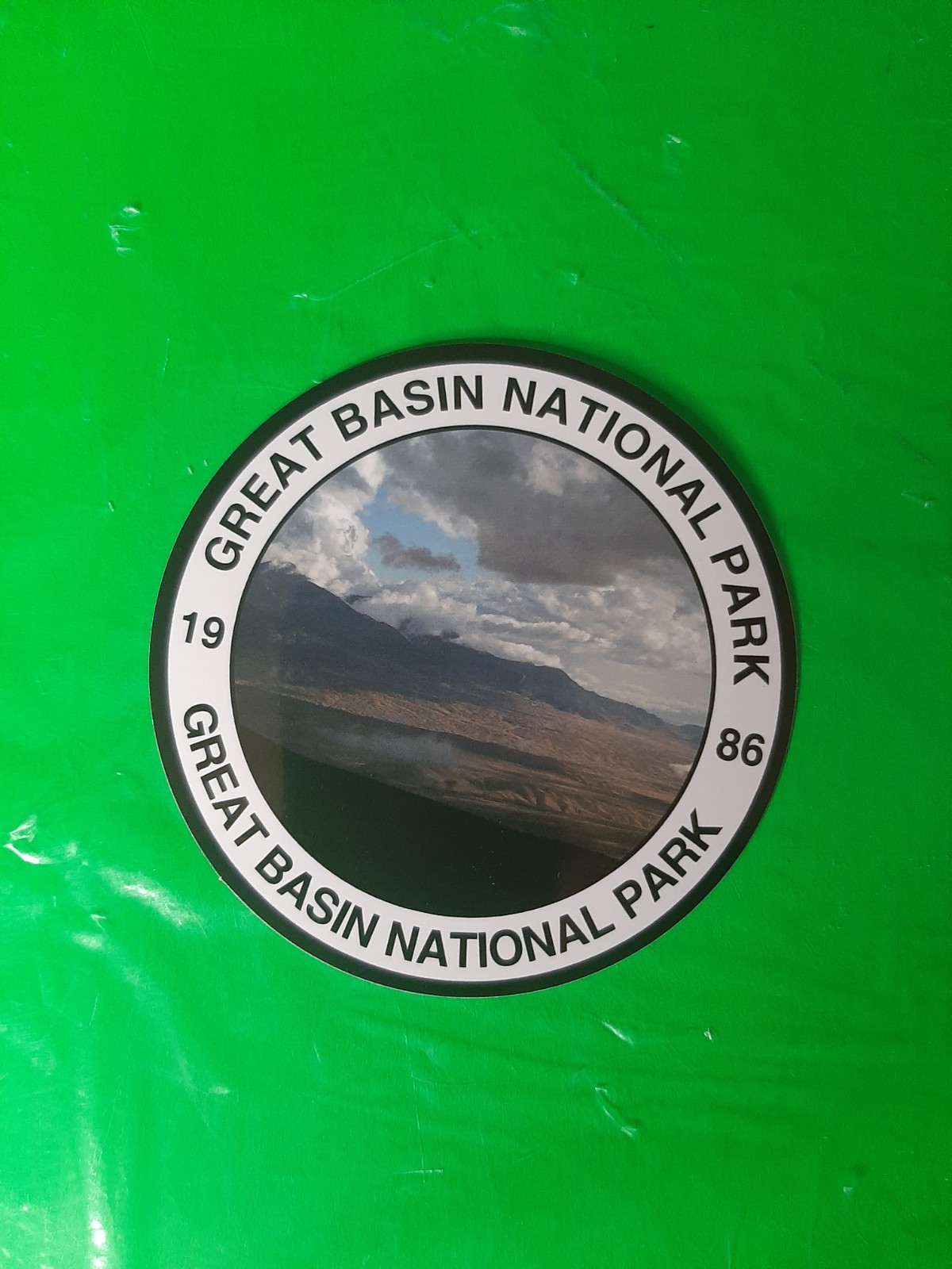 STICKER OF GREAT BASIN NATIONAL PARK 1986 BRAND NEW