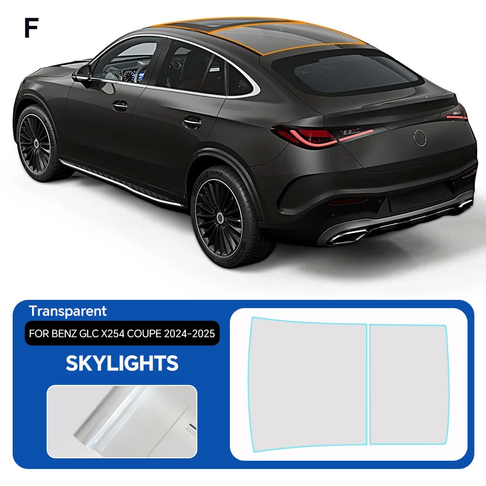 Full Car For Benz GLC X254 Coupe 2024-UP Precut Paint Protection Film Clear PPF
