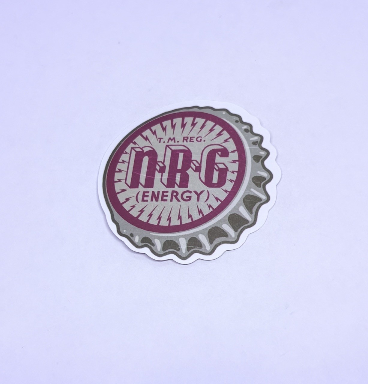 NRG Energy Bottle Cap Sticker Decal Vinyl Cool Art Souvenir Journal Wall Tc6