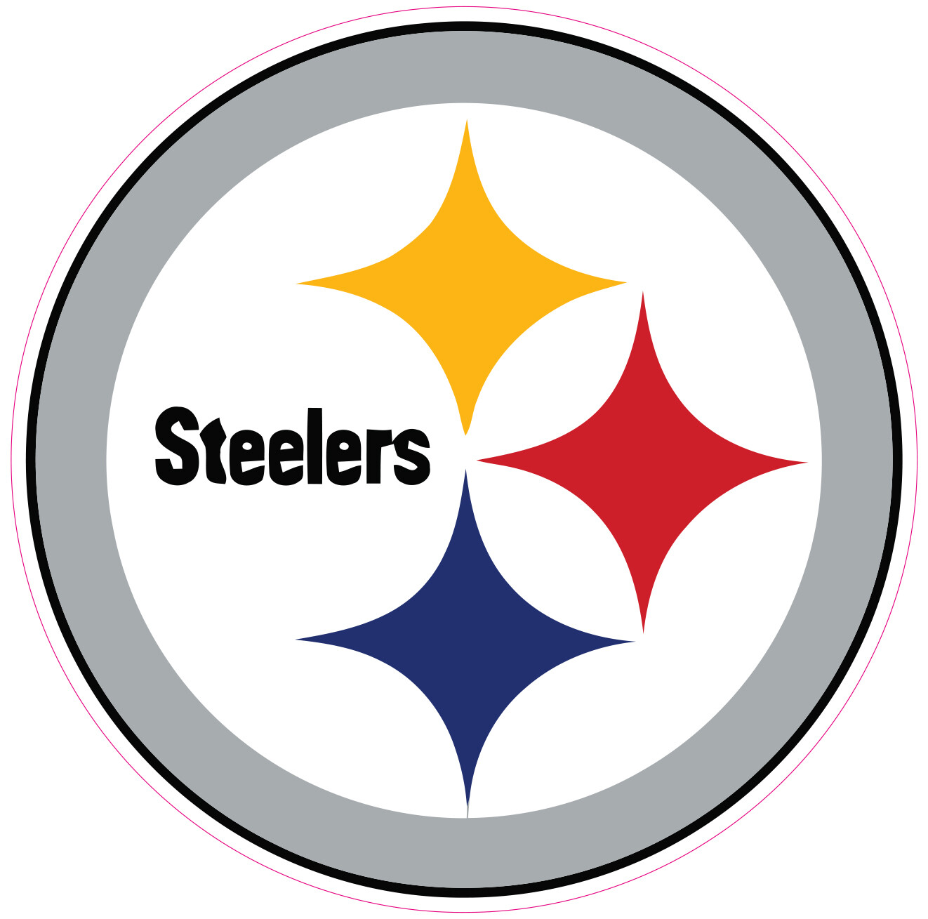 Pittsburgh Steelers Football Vinyl Decal Sticker Car Truck Bumper Tumbler Mug