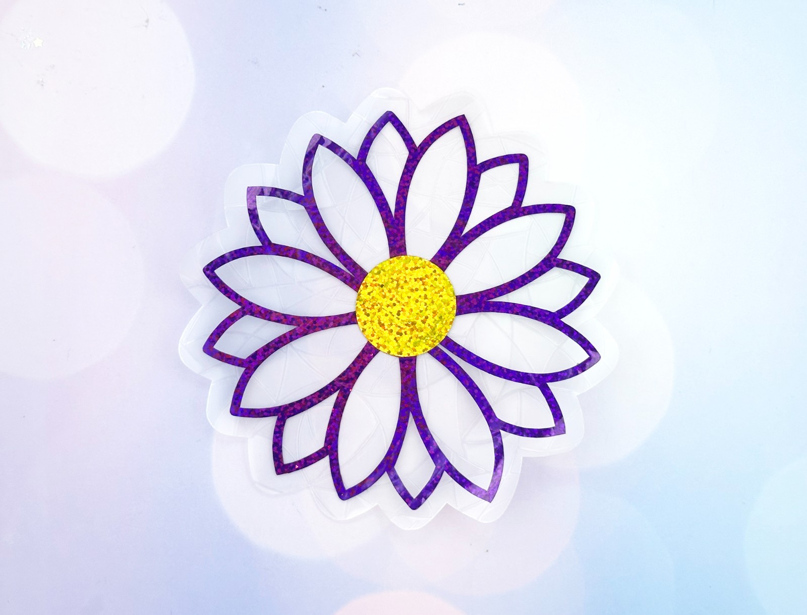 Floral Window Cling Suncatcher Decal Rainbow Maker Prism