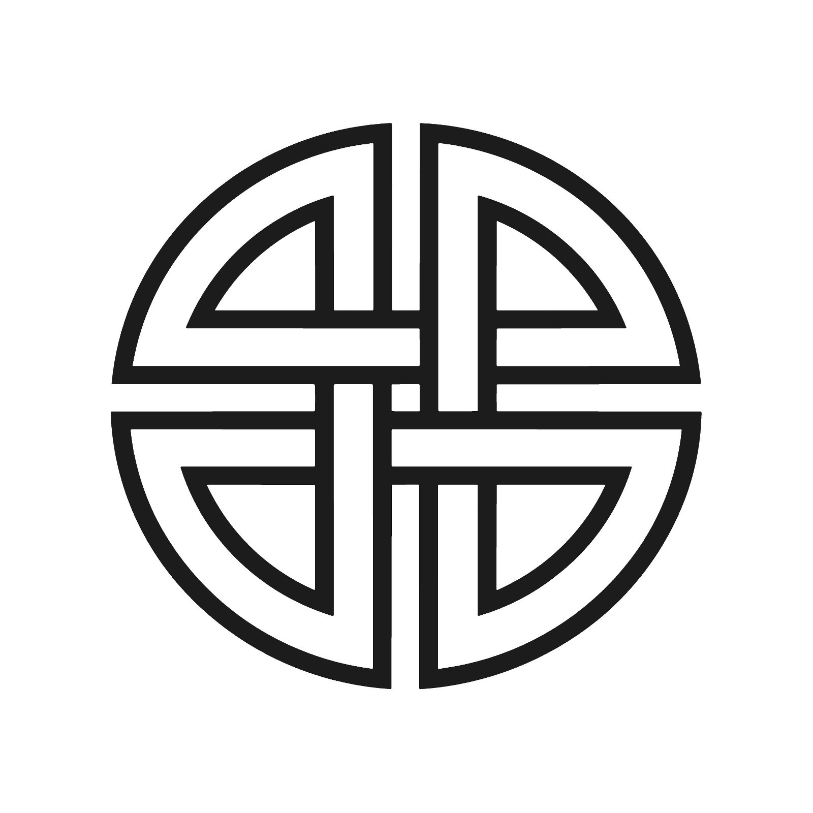 The Celtic Shield Knot vinyl Decal Ward off Evil spirits and misfortune Sticker