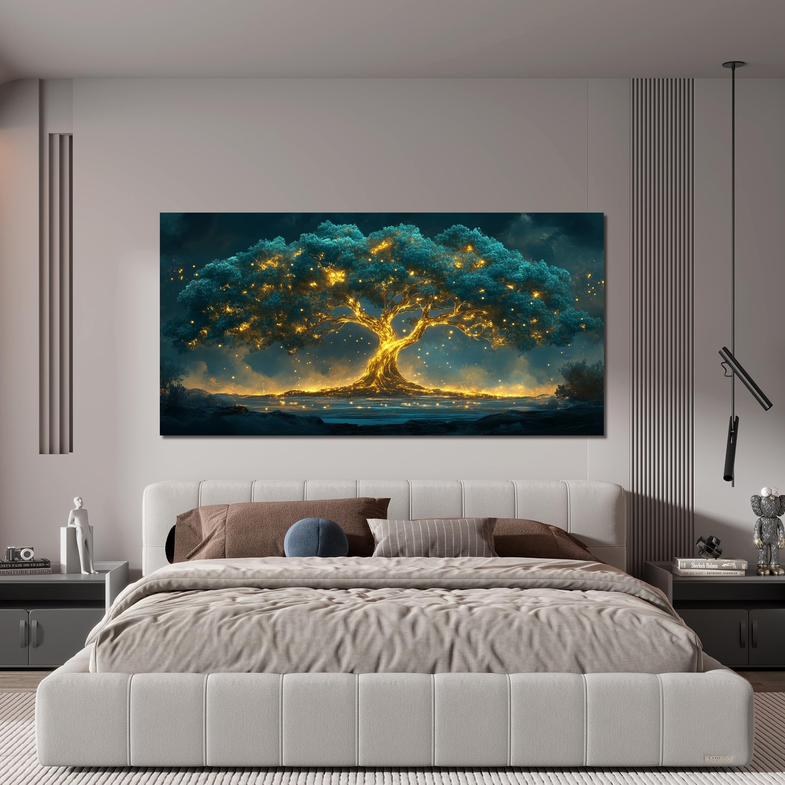 Canvas Wall Art Decor Artwork for Walls Green Wall Art Decor Tree of Life Wal…