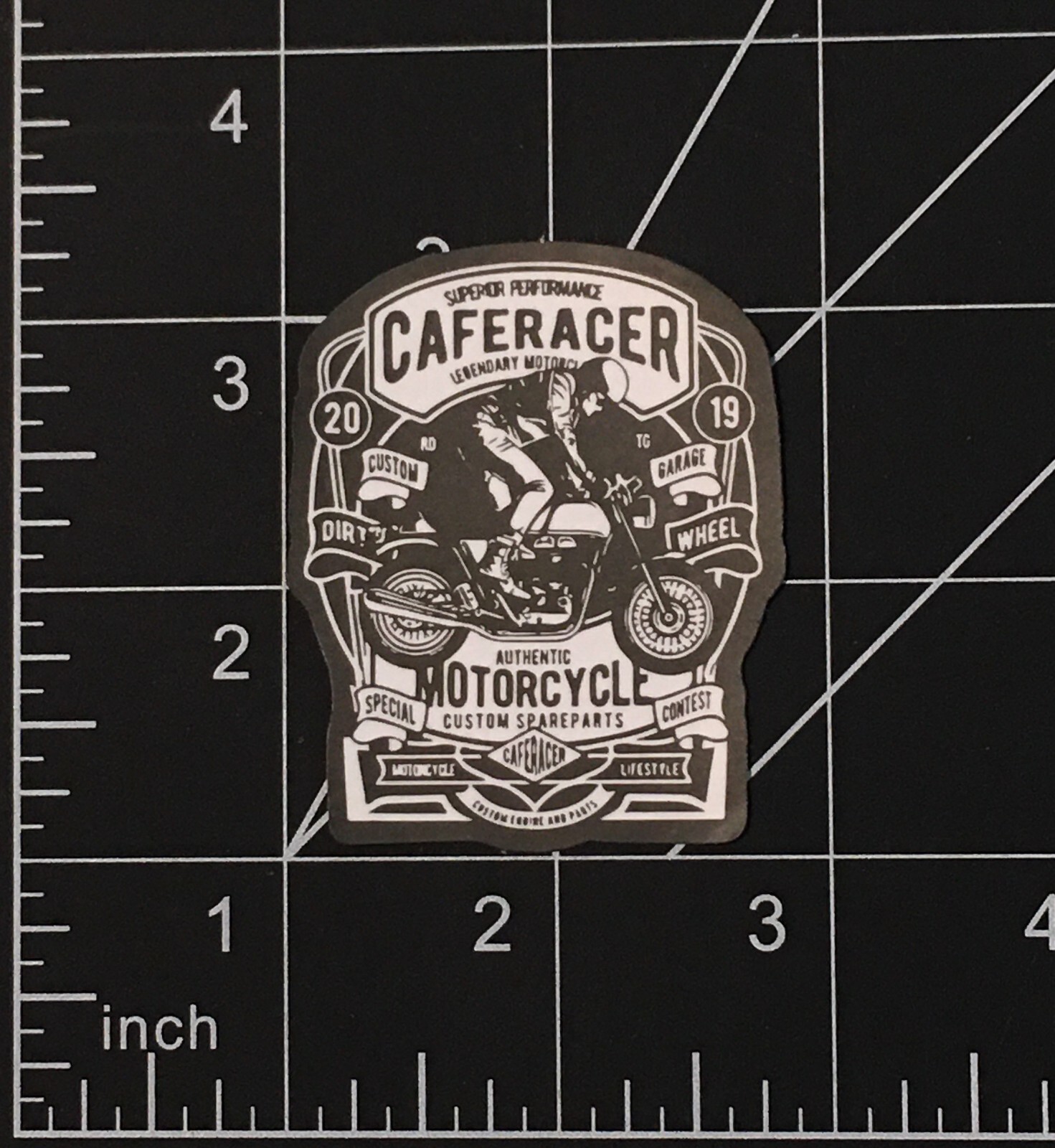 Caferacer Motorcycle Custom Spare Parts – Vinyl Sticker Durable Waterproof